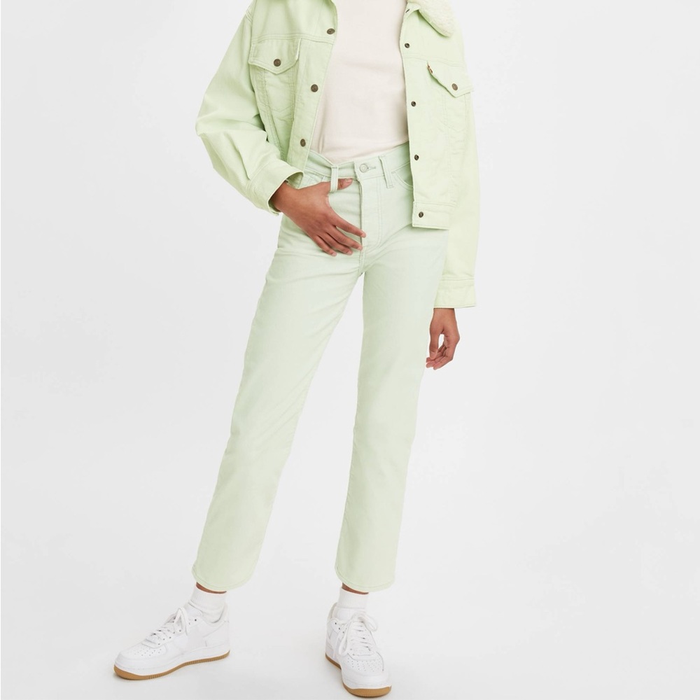 Levi's Wedgie Fit corduroy straight leg pants jeans